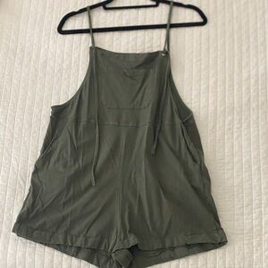 Cider Forest Green Romper